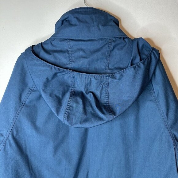 Woolrich Men's Blue Parka Long Chore Jacket Coat Vintage Made In USA Large - Picture 8 of 16